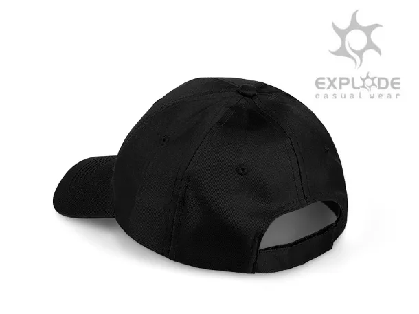 STAR 6 panel polyester cap - EXPLODE Black