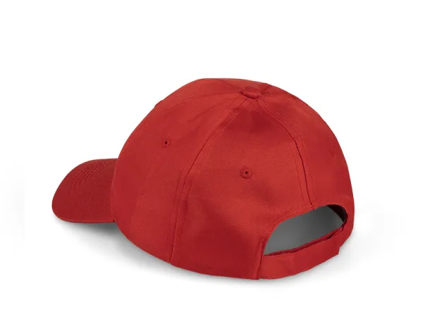 STAR 6 panel polyester cap - EXPLODE Red