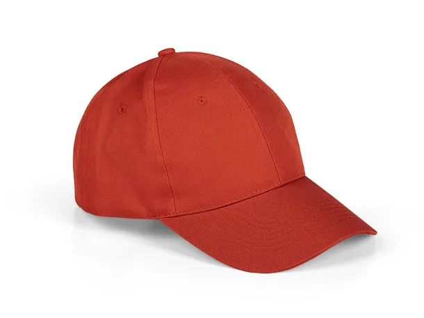 STAR 6 panel polyester cap - EXPLODE Red