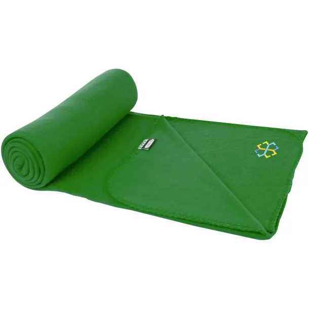 Willow RPET polar fleece blanket Green