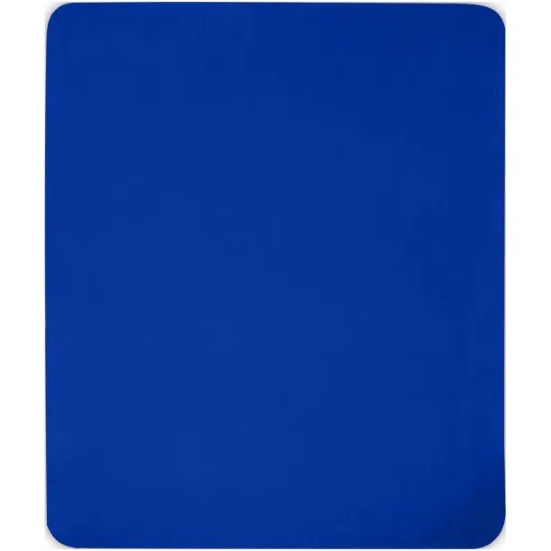 Willow RPET polar fleece blanket Royal blue