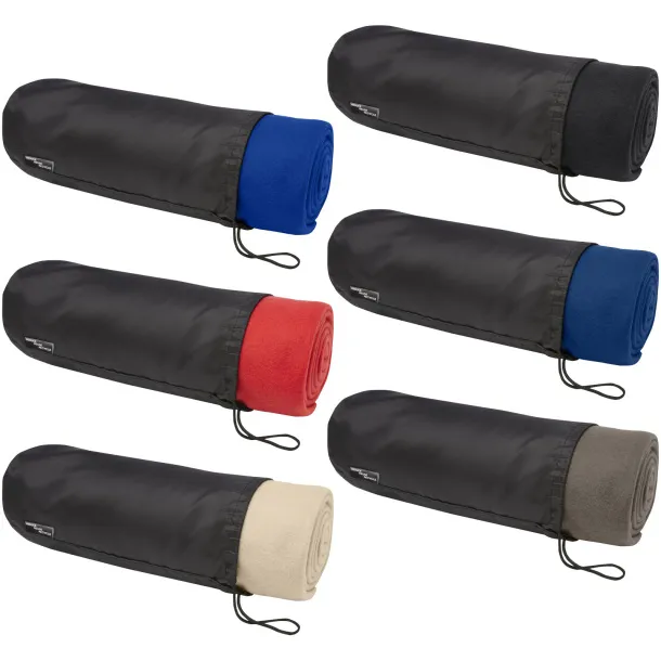 Willow RPET Deka od polarnog flisa Crna