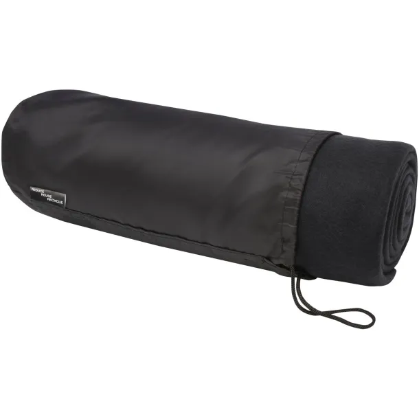 Willow RPET Deka od polarnog flisa - 180 g/m2 Crna