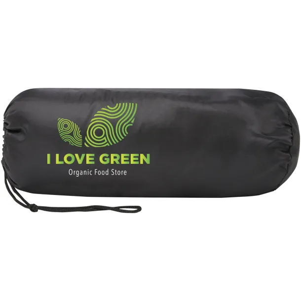 Willow RPET polar fleece blanket Crna