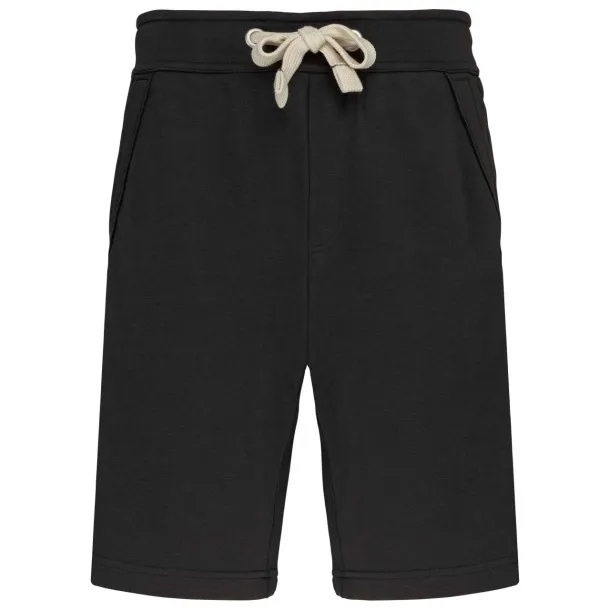  UNISEX FRENCH TERRY BERMUDA SHORTS - Kariban Black