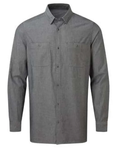  Fairtrade muška organska košulja - Premier Grey Denim