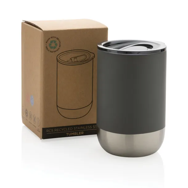  RCS Recycled stainless steel tumbler - XD Collection Anthracite 