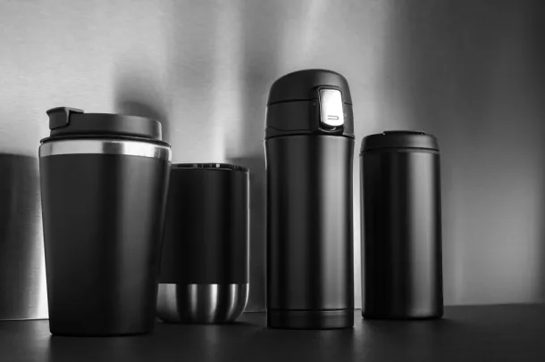  RCS Recycled stainless steel tumbler - XD Collection Black 