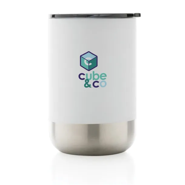  RCS Recycled stainless steel tumbler - XD Collection White 