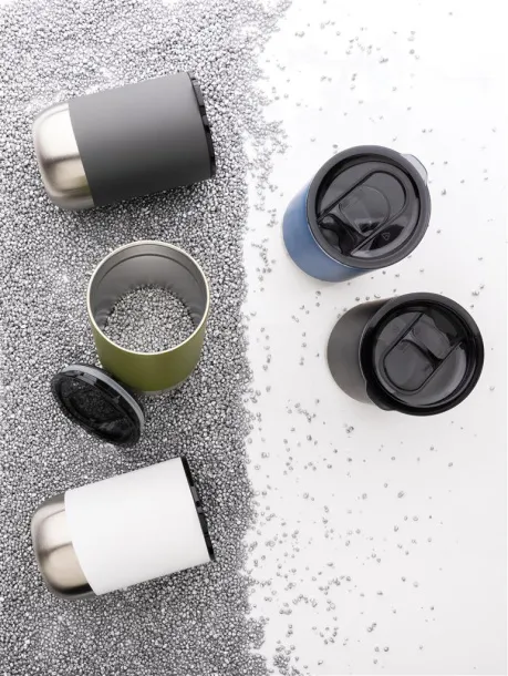  RCS Recycled stainless steel tumbler - XD Collection Plava