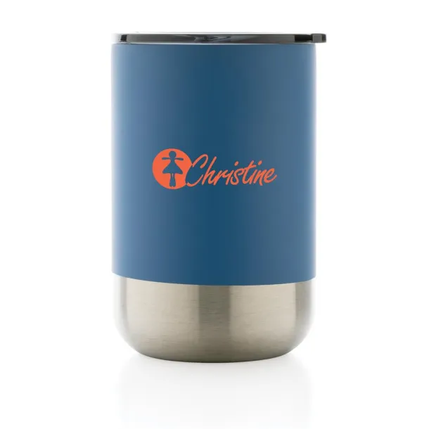  RCS Recycled stainless steel tumbler - XD Collection Plava
