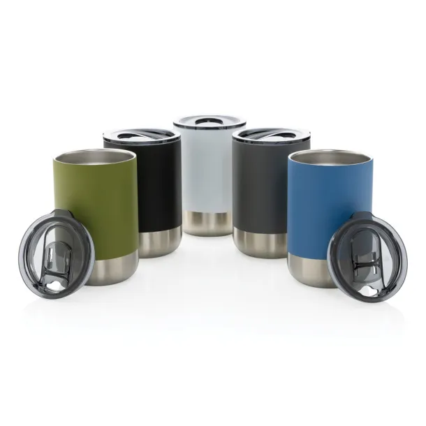  RCS Recycled stainless steel tumbler - XD Collection Plava