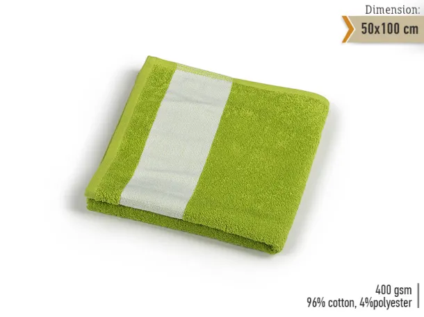 WELLNESS 50 ručnik, 400 g/m2 - EXPLODE Kivi