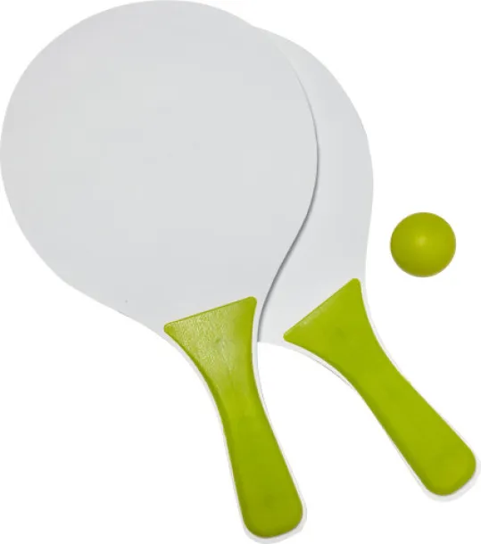 Eliza Wooden bat and ball set  lime