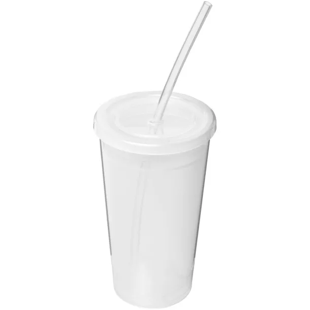 Stadium 350 ml double-walled cup - Unbranded White