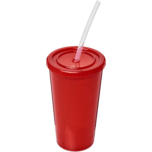 Stadium 350 ml double-walled cup Red