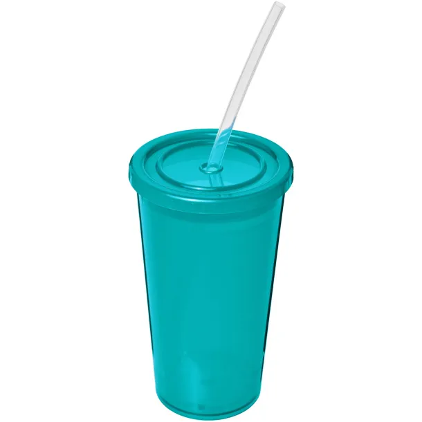 Stadium 350 ml double-walled cup Light blue