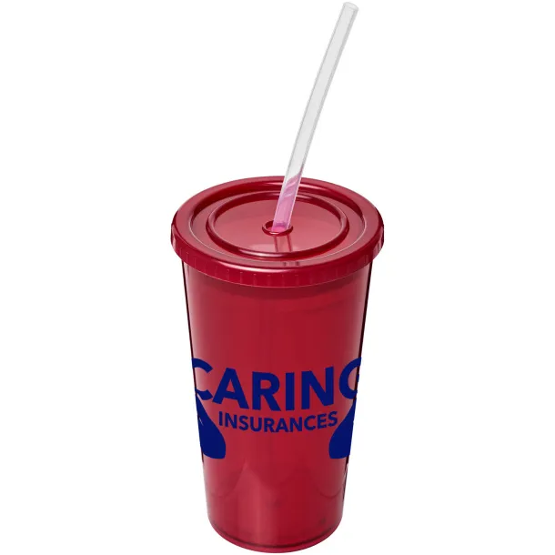 Stadium 350 ml double-walled cup Magenta