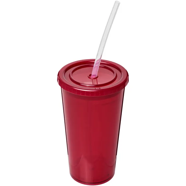 Stadium 350 ml double-walled cup - Unbranded Magenta