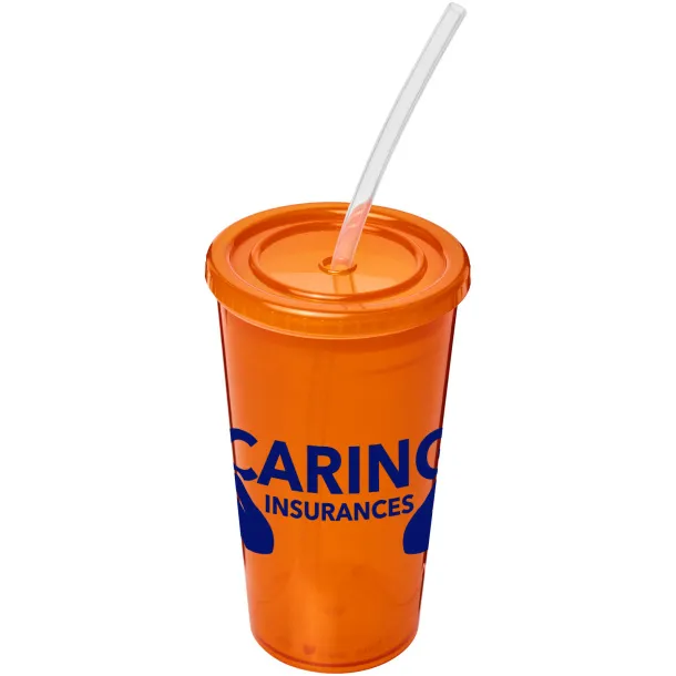 Stadium 350 ml double-walled cup Orange