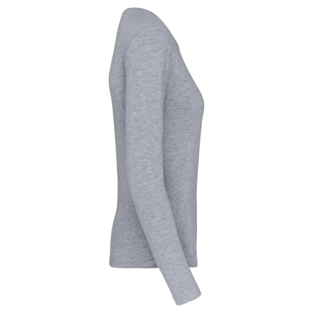 Ženska majica dugih rukava, 180 g/m2 - Kariban Oxford Grey