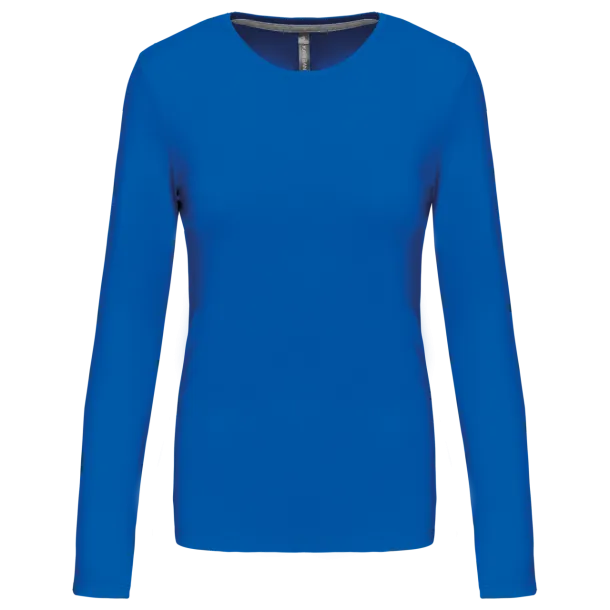  LADIES' LONG-SLEEVED CREW NECK T-SHIRT - Kariban Light Royal Blue