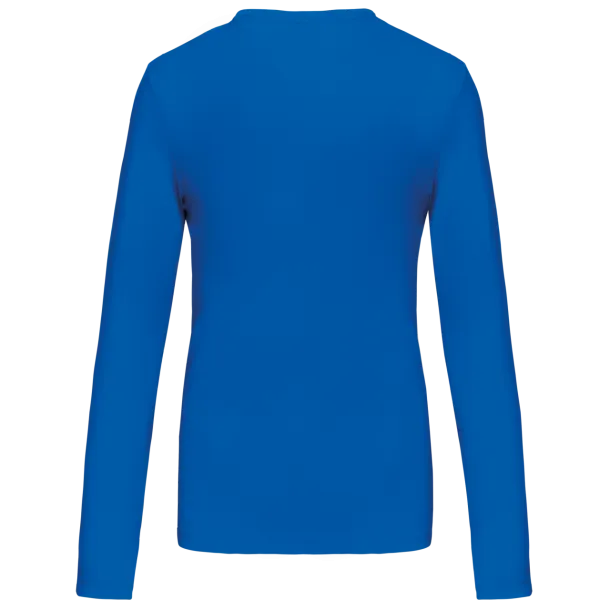  LADIES' LONG-SLEEVED CREW NECK T-SHIRT - Kariban Light Royal Blue