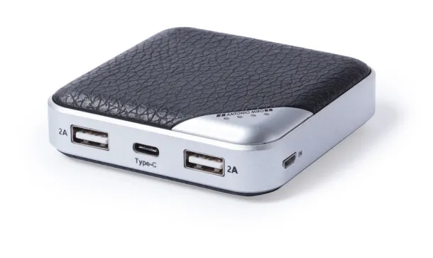 Torlem USB power bank - Antonio Miro Black Silver
