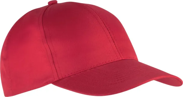  POLYESTER CAP - 6 PANELS - K-UP Red