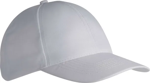  POLYESTER CAP - 6 PANELS - K-UP White