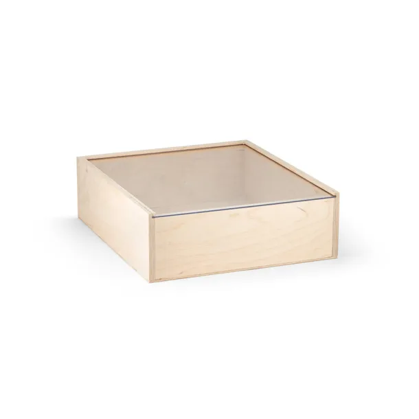 BOXIE CLEAR L Wood box L Light natural