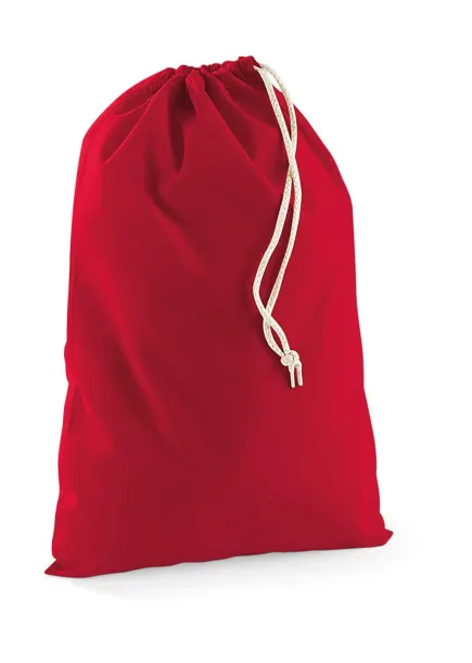  Cotton Stuff Bag - Westford Mill Classic Red