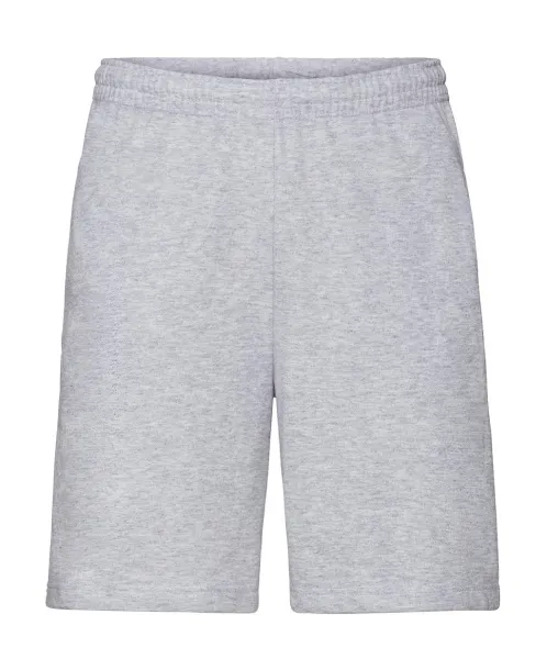  Lightweight Shorts - Fruit of the Loom Heather Grey