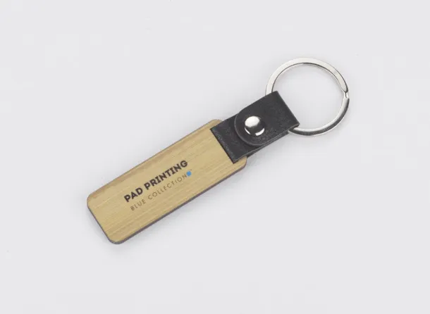 HOLZ Keychain Beige