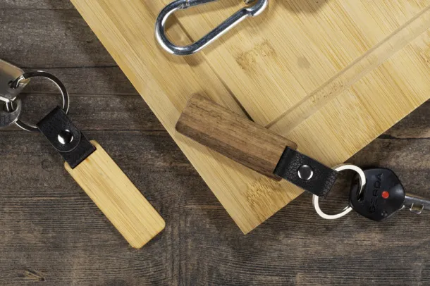 HOLZ Keychain Beige