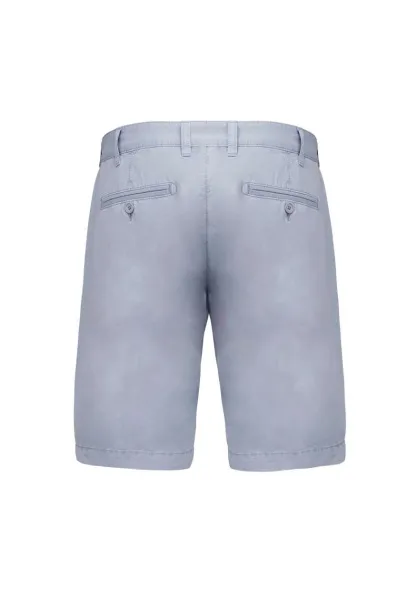  MEN'S WASHED EFFECT BERMUDA SHORTS - Kariban Washed Smoky Blue