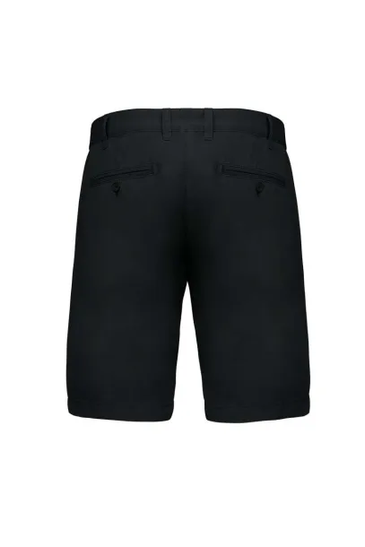  MEN'S WASHED EFFECT BERMUDA SHORTS - Kariban Washed Charcoal