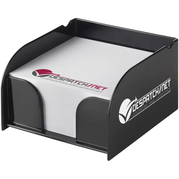 Vessel memo block insert and memo paper Solid black