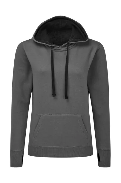  Ladies' Contrast Hoodie - SG Siva Black