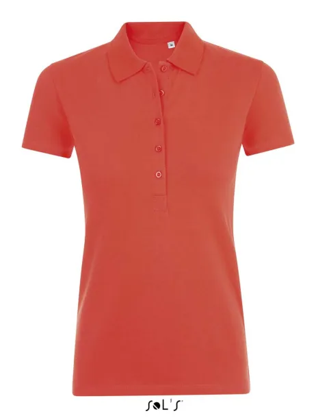  SOL'S PHOENIX WOMEN - COTTON-ELASTANE POLO SHIRT - SOL'S Hibiscus