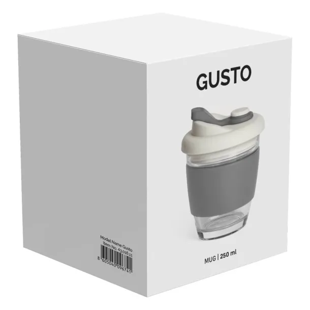 GUSTO Čaša s poklopcem, 250 ml - CASTELLI Dark gray