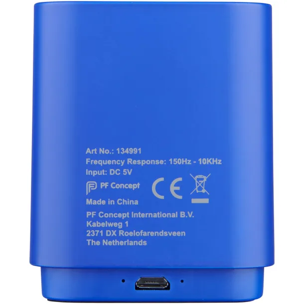 Beam light-up Bluetooth® speaker - Bullet Royal blue
