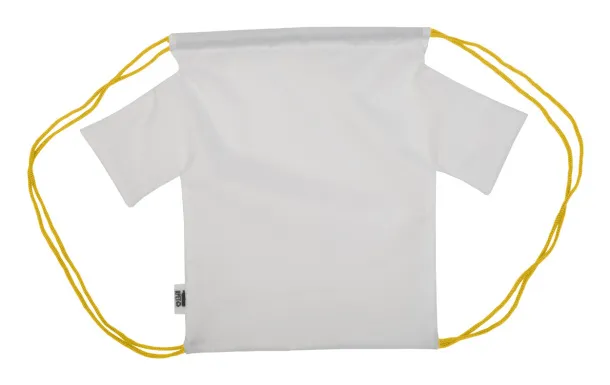 CreaDraw T RPET custom drawstring bag Yellow