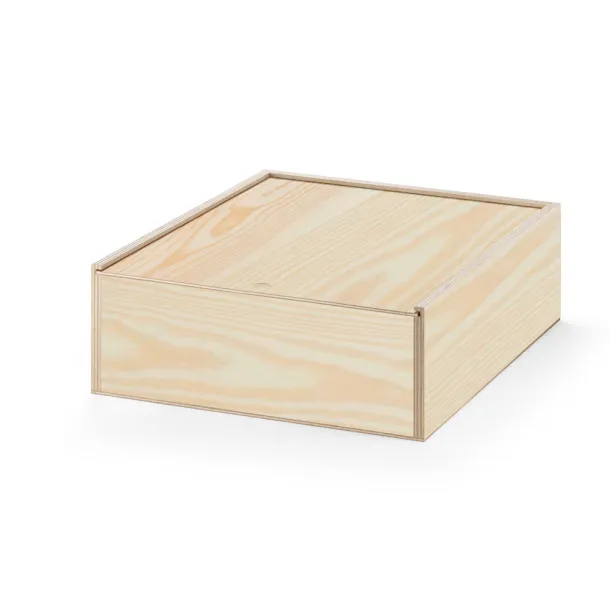 BOXIE WOOD L Wood box L Dark natural