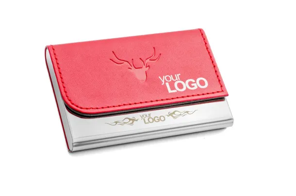 TIVAT Business card holder Red