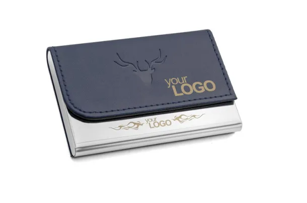 TIVAT Business card holder Navy Blue