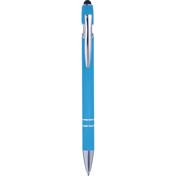  Ball pen, touch pen light blue