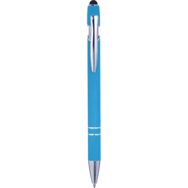  Ball pen, touch pen light blue