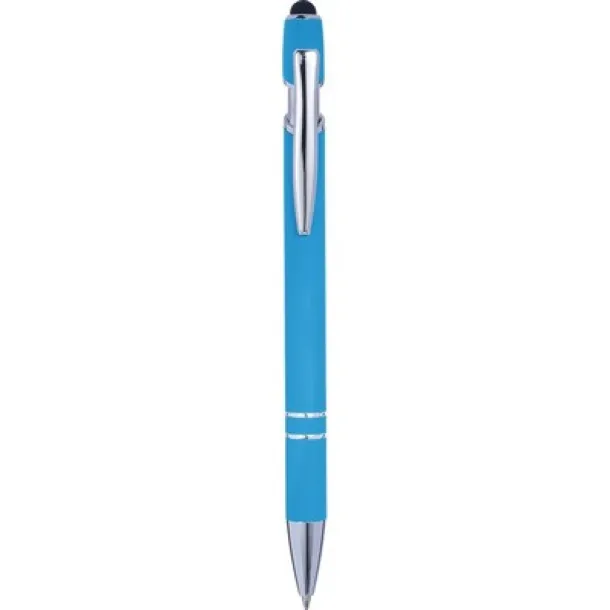  Ball pen, touch pen light blue