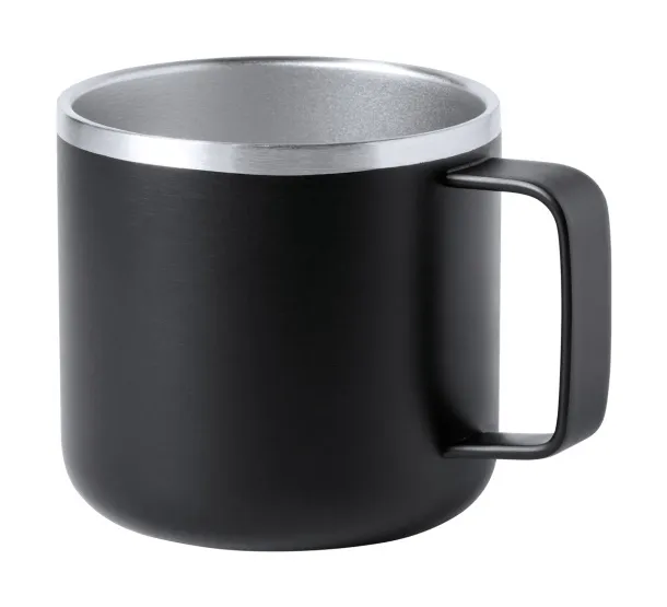 Shirley stainless steel mug Black